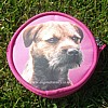 Border Terrier Purse - Round Pink